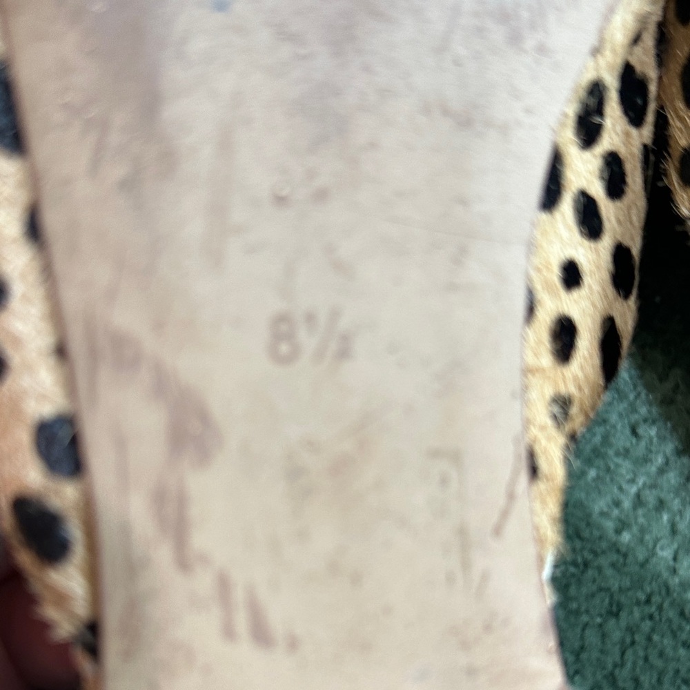 Madewell Leopard Print Women's Mules 8.5 - Picture 7 of 8